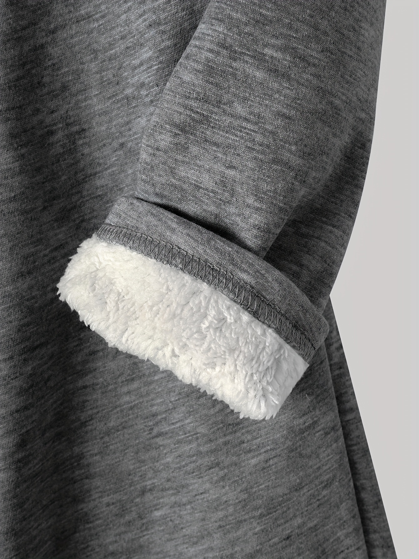 womens pullover winter warm plush lining long sleeve sweatshirt slim fit warm top womens clothing details 24