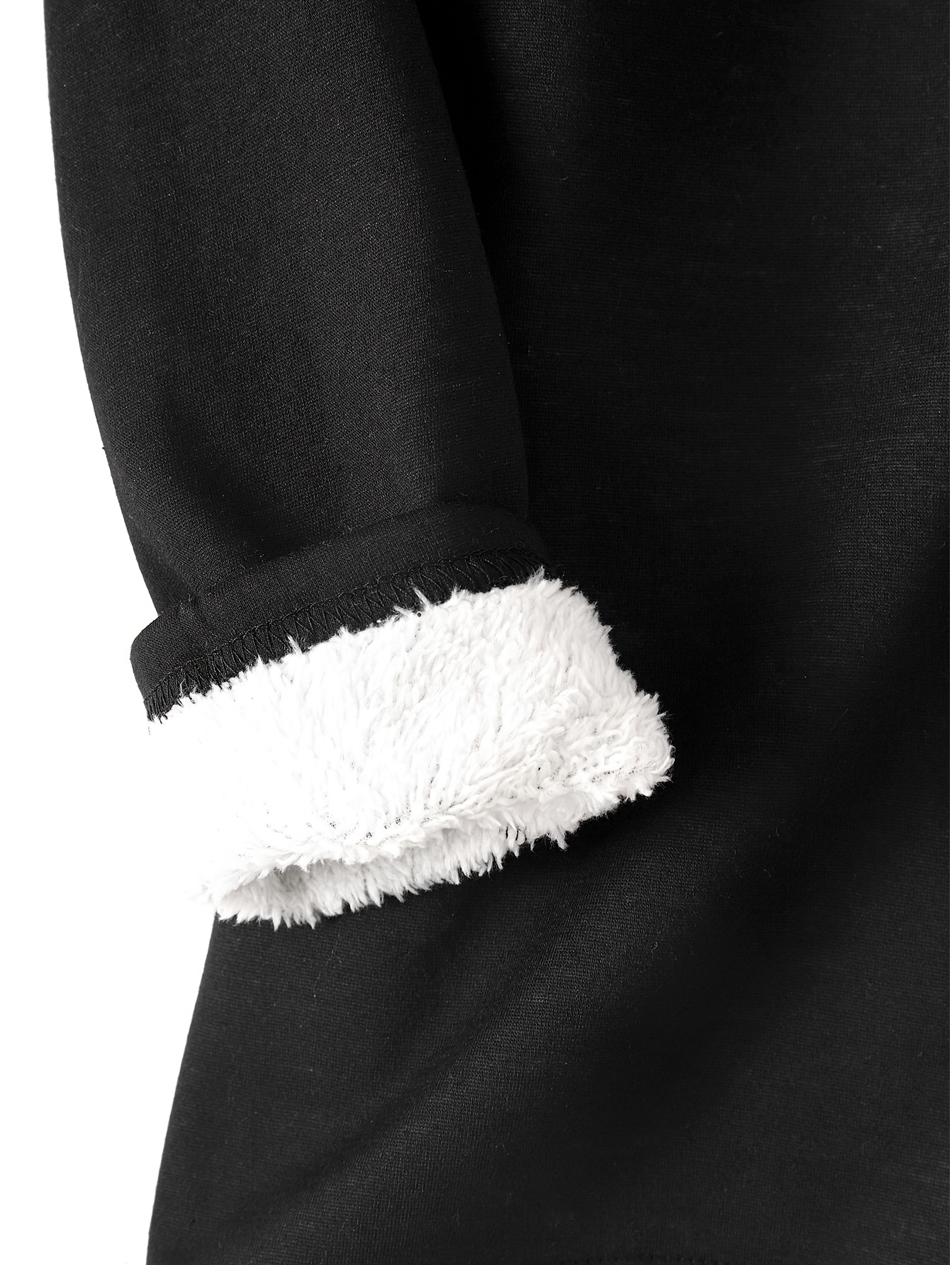 womens pullover winter warm plush lining long sleeve sweatshirt slim fit warm top womens clothing details 27